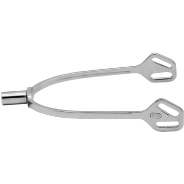 ULTRA Herm Sprenger  fit SLIMLINE spurs with Balkenhol fastening - Stainless steel, 15 mm flat