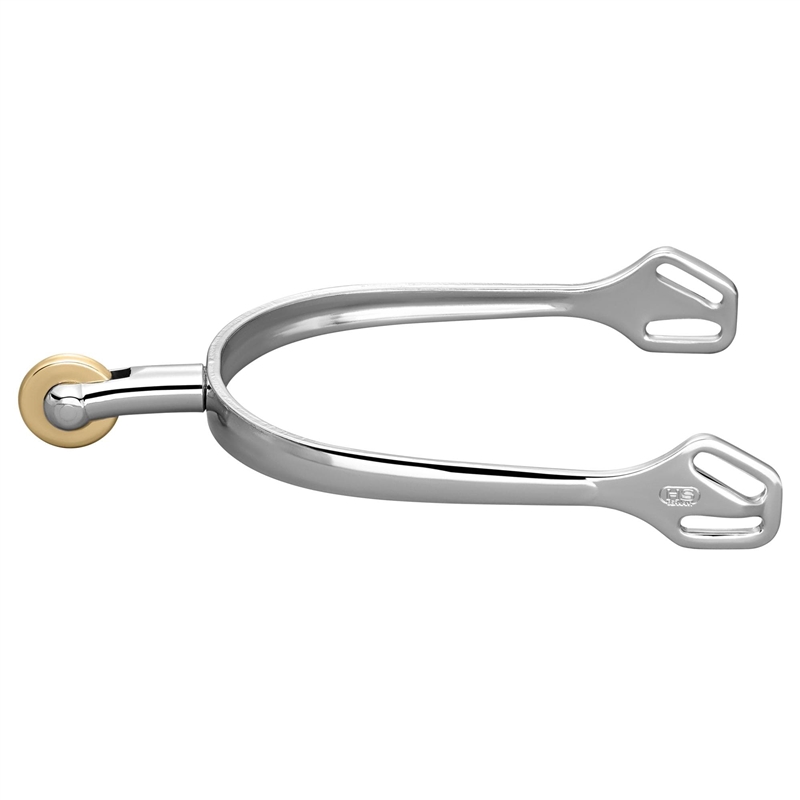 ULTRA Herm Sprenger fit spurs with Balkenhol fastening - Stainless steel, 35 mm rounded