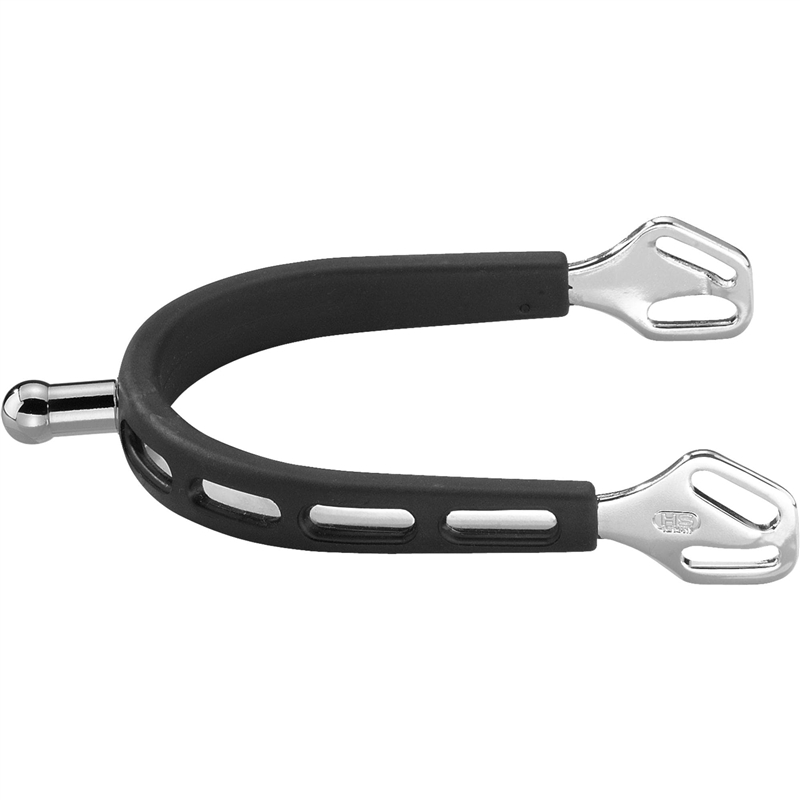 Herm Sprenger ULTRA fit EXTRA GRIP spurs with Balkenhol fastening - Stainless steel, 20 mm ball-shaped