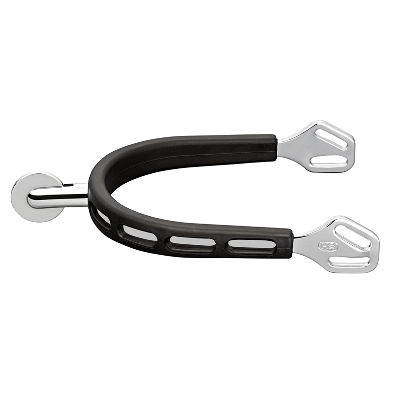 Herm Sprenger ULTRA fit EXTRA GRIP spurs with Balkenhol fastening - Stainless steel, 30 mm rounded
