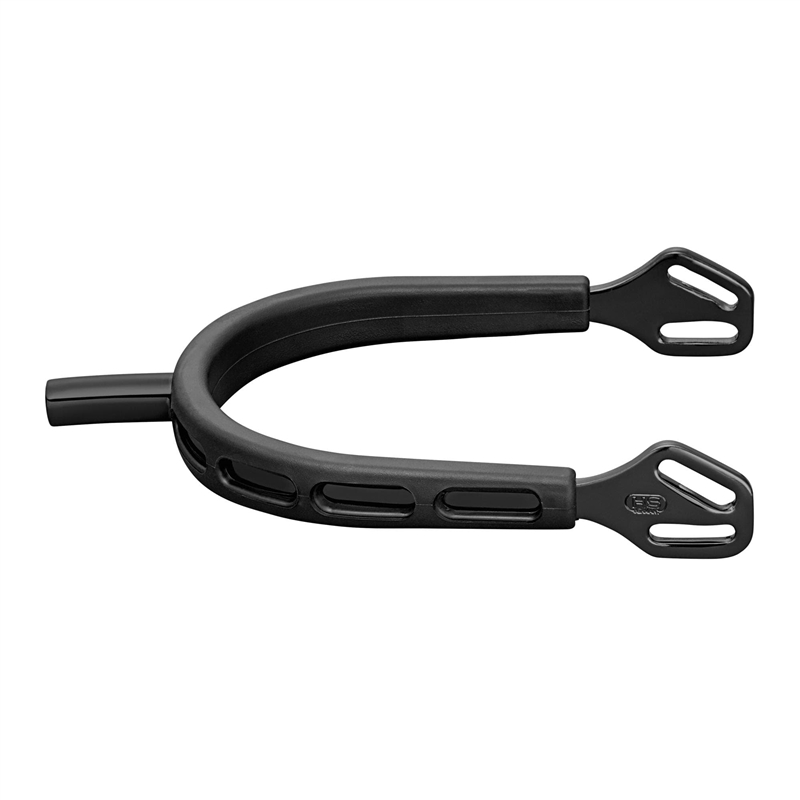 Herm Sprenger Spurs ULTRA fit EXTRA GRIP spurs "Black Series" with Balkenhol fastening - Stainless steel anthracite, 25 mm flat