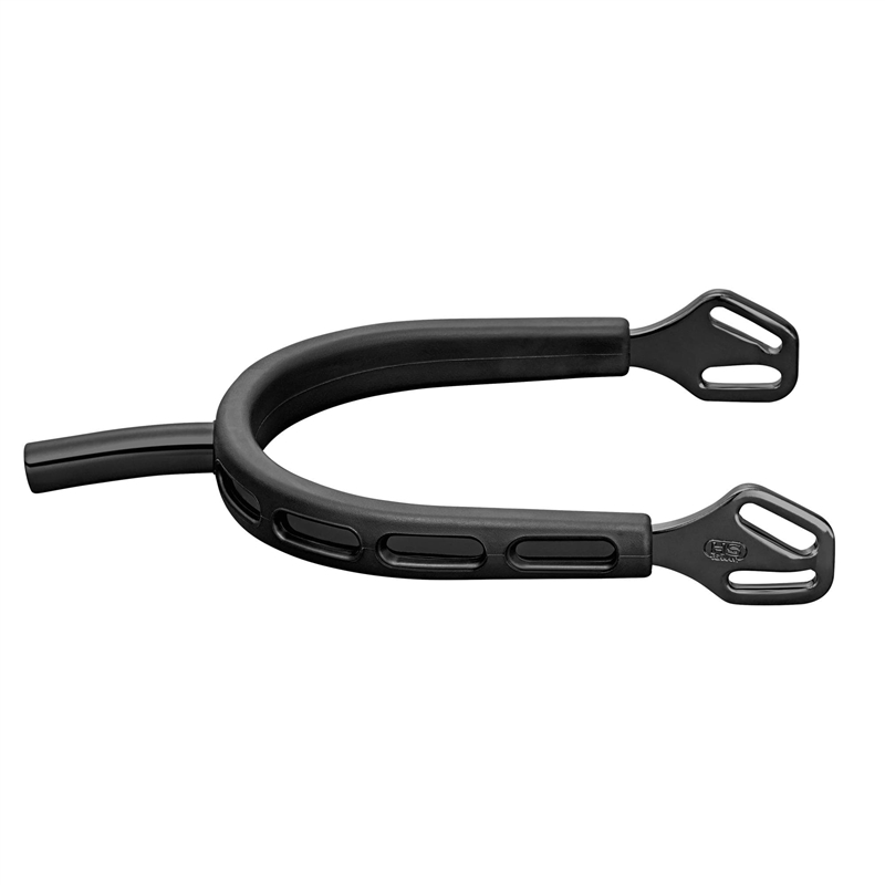 Herm Sprenger Spurs ULTRA fit EXTRA GRIP spurs "Black Series" with Balkenhol fastening - Stainless steel anthracite, 35 mm flat