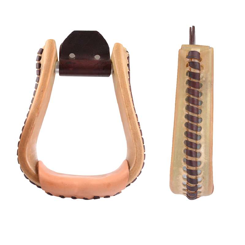 Martin Saddlery Rawhide Roper Stirrup 2-inch Deep