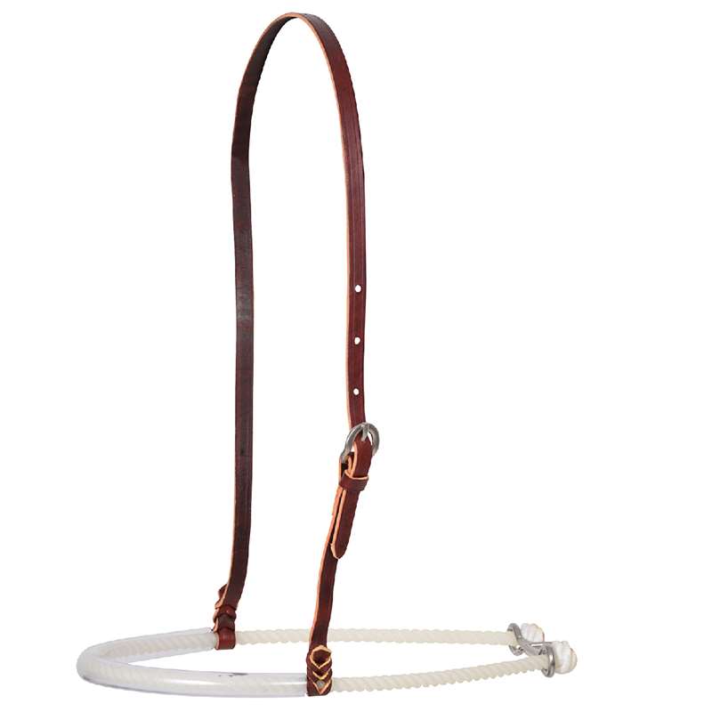 Martin Saddlery Single Rope Noseband with Clear Tube Cover