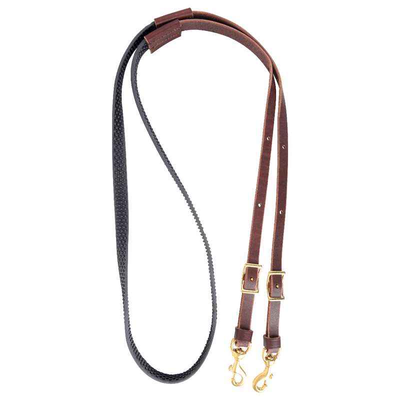 Martin Saddlery BioThane Barrel Rein 3/4-inch Thick Buckle Snap Ends