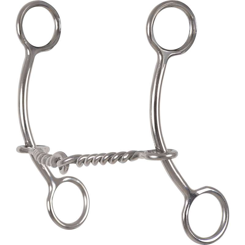 Classic Equine Carol Goostree Simplicity Shank Barrel Bit with Twisted Wire