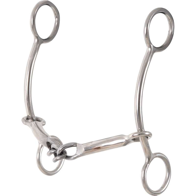 Classic Equine Carol Goostree Simplicity Shank Barrel Bit with Thick Bar Chain
