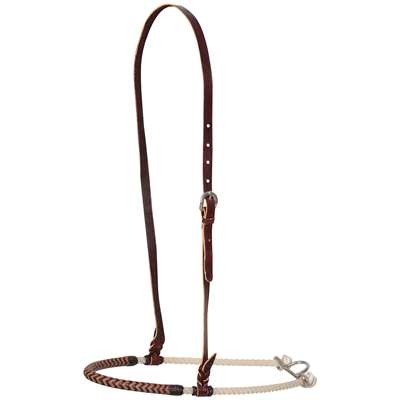 Martin Saddlery Single Rope Noseband with Braided Harness Cover
