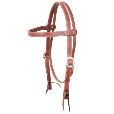 Martin Saddlery Harness Gag Browband Headstall Stitched 3/4-inch Thick