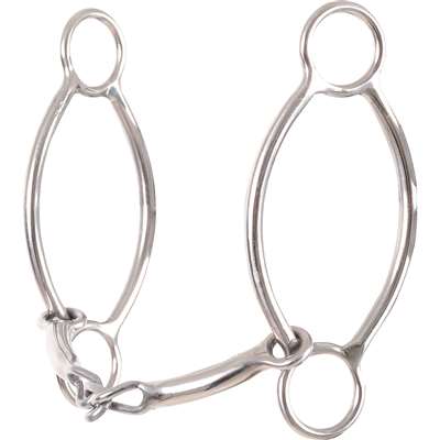 Classic Equine Carol Goostree Simplicity2 Shank Barrel Bit with Thick Bar Chain