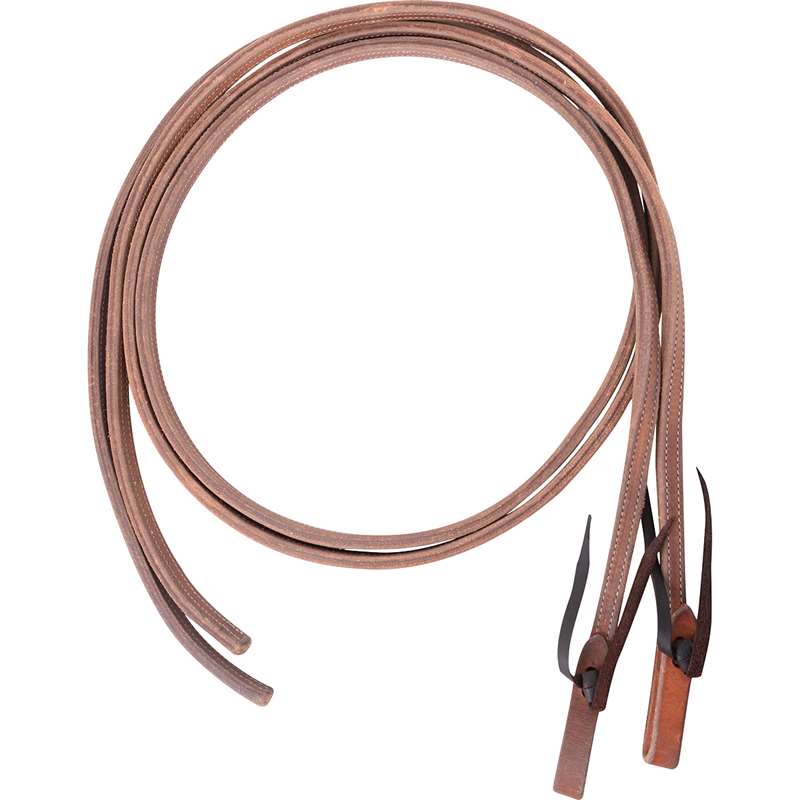 Martin Saddlery Split Reins 5/8-inch Thick Tied Ends with Double Stitched Light Harness