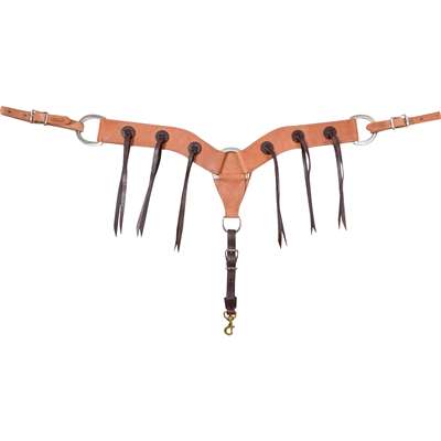 Martin Saddlery 2.75-inch Harness Breastcollar with Latigo Strings