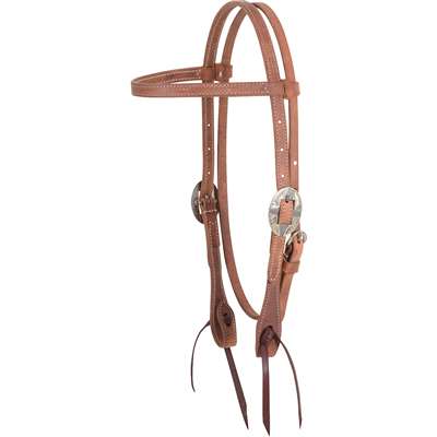 Martin Saddlery Harness Browband Headstall with Guthrie Buckles