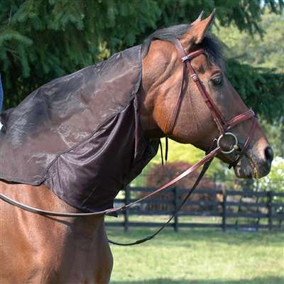 Cashel Quiet Ride Horse Neck Hood in black | Tack Warehouse