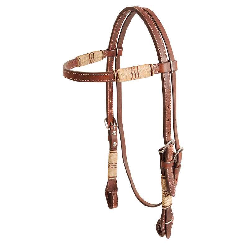Cashel Rawhide Browband Headstall Double Trim