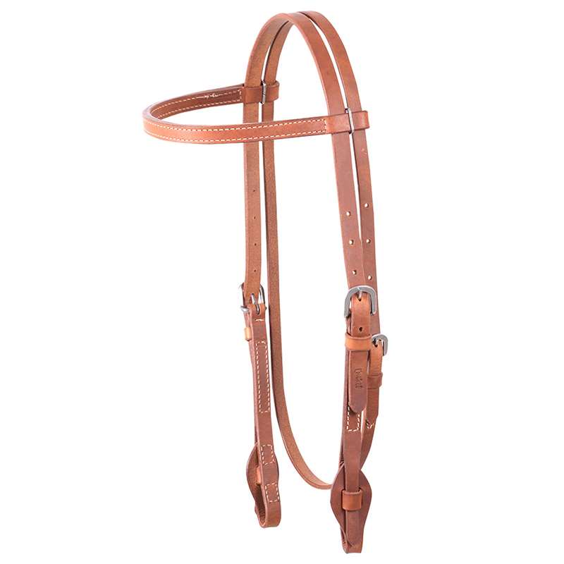 Cashel Stitched Harness Browband Headstall with Quick Change Ends