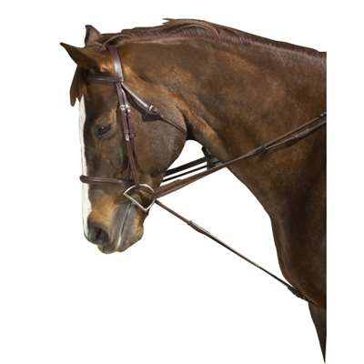 Ovation Cord Draw Reins in Brown