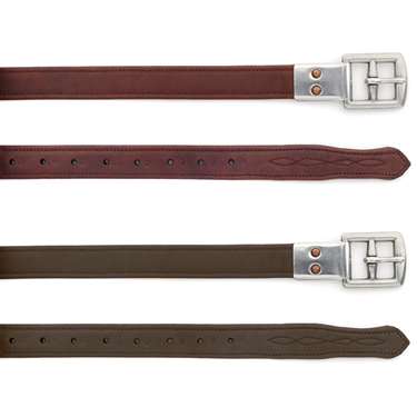 Ovation Covered Stirrup Leathers with Metal Clasp