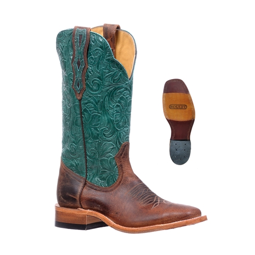 Ladies Boulet  Injected Leather Sole Giardino Bosco Western Boot