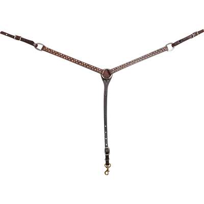 Martin Saddlery 1-inch Breastcollar with Copper Dots