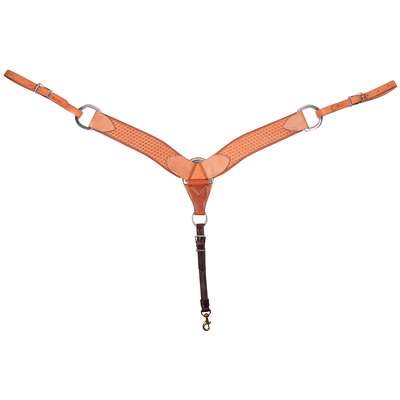 Martin Saddlery 2.75-inch Breastcollar with Basket Tooling