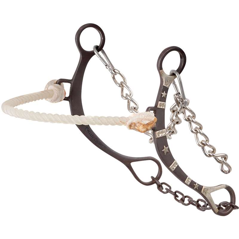 Classic Equine Bozo Sidepull Hackamore Bit