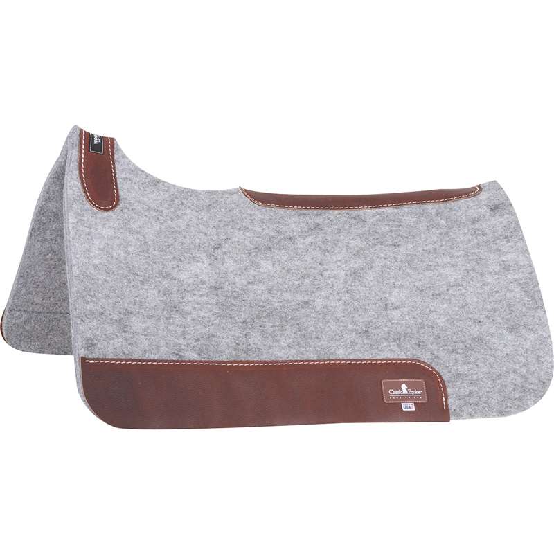 Classic Equine 100% Wool Felt Saddle Pad - Fit to Your Horse