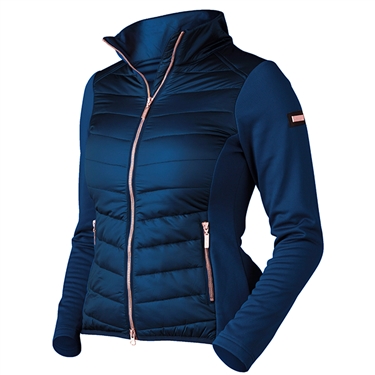 Equestrian Stockholm Active Performance Riding Jacket in Monaco Blue