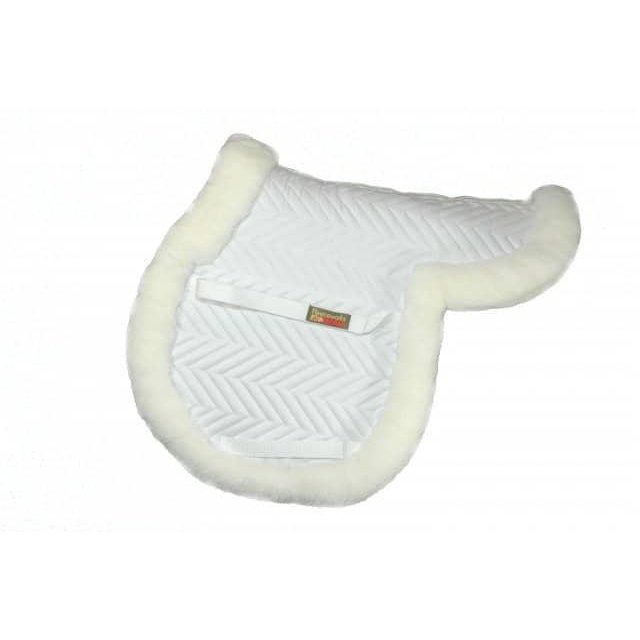 Fleeceworks Classic Original Sheepskin Close Contact Full Trim Saddle Pad