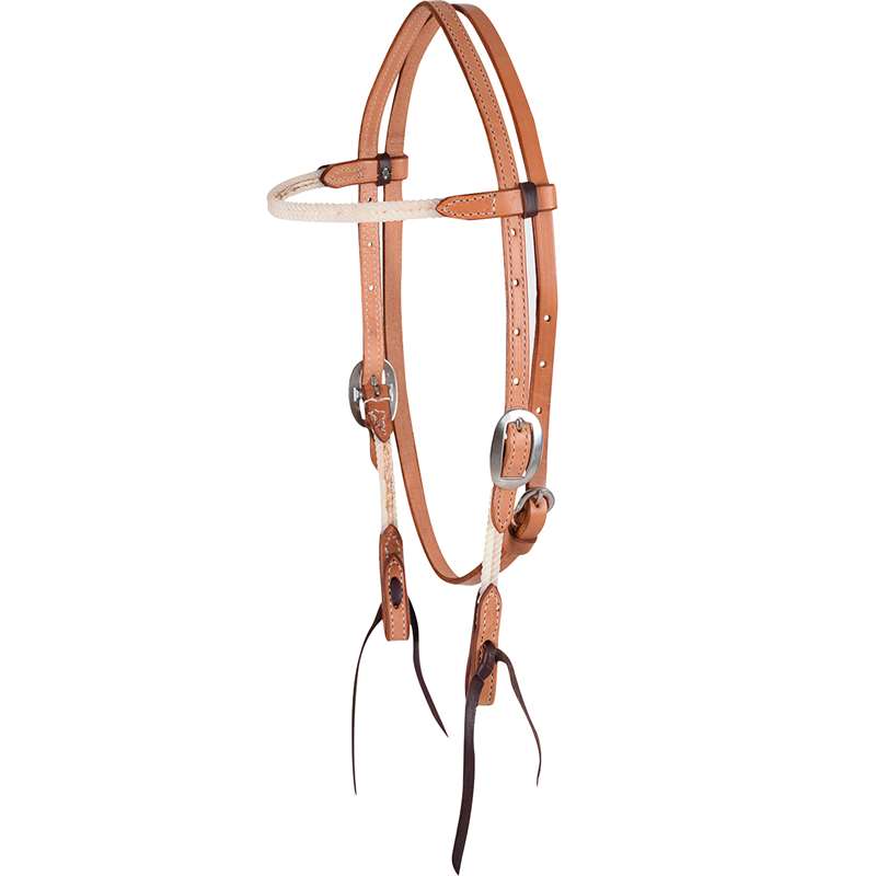 Martin Saddlery Rope Browband Headstall