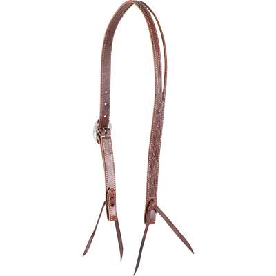 Martin Saddlery Ranahan Headstall with Leaf Tooling
