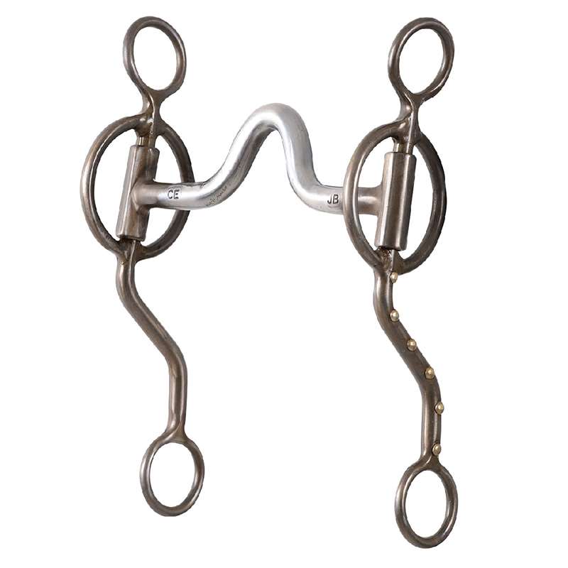 Classic Equine Joe Beaver Loose Cheek Shank Roping Bit with High Port