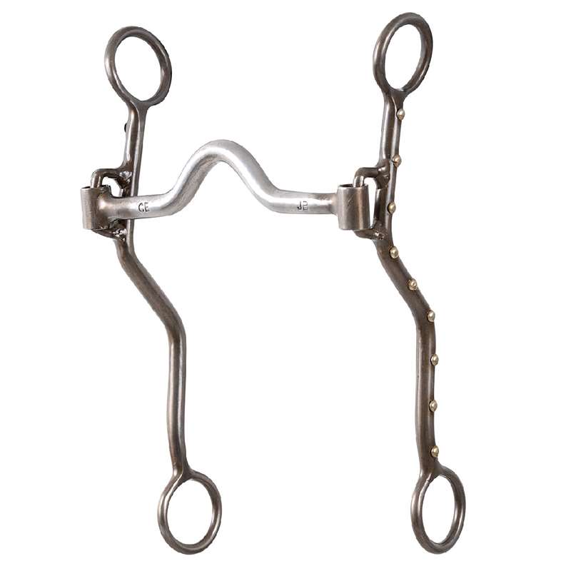 Classic Equine Joe Beaver Loose Cheek Shank Roping Bit  with Low Port