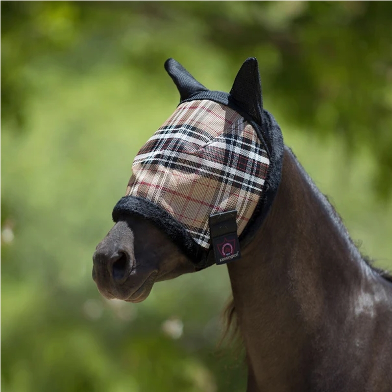 Mini/Pony Fly Mask w/Plush Fleece & Soft Ears