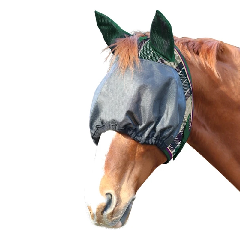 UViaitor Dartless Fly Mask w/Web Trim & Soft Ears w/Forelock Opening