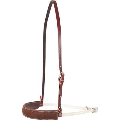 Martin Saddlery Double Rope Noseband with Harness Cover