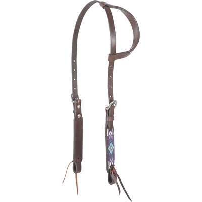 Cashel Beaded Wave Slip Ear Headstall