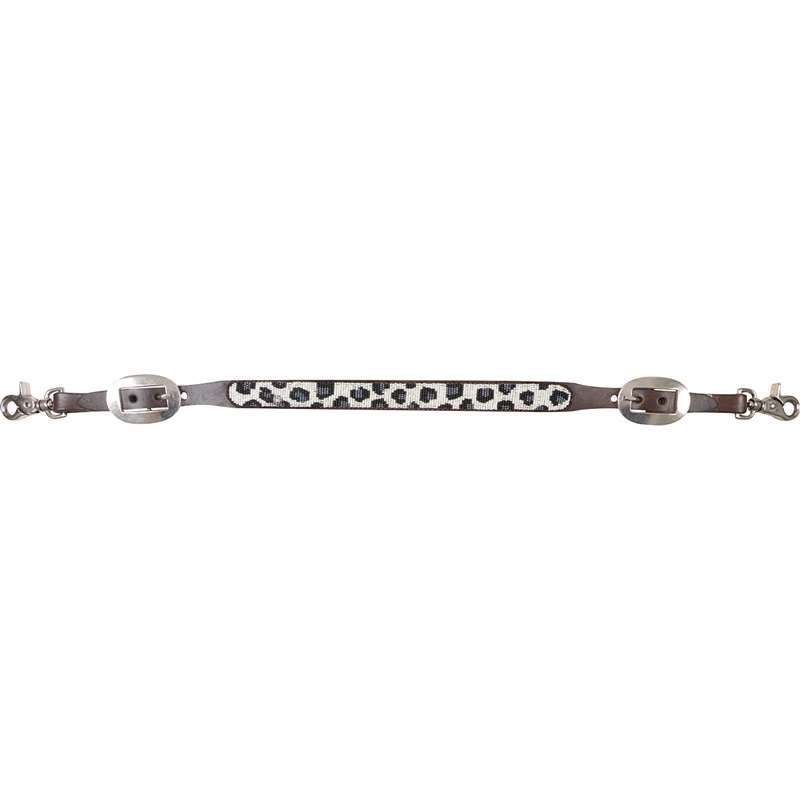 Cashel Beaded Leopard Wither Strap