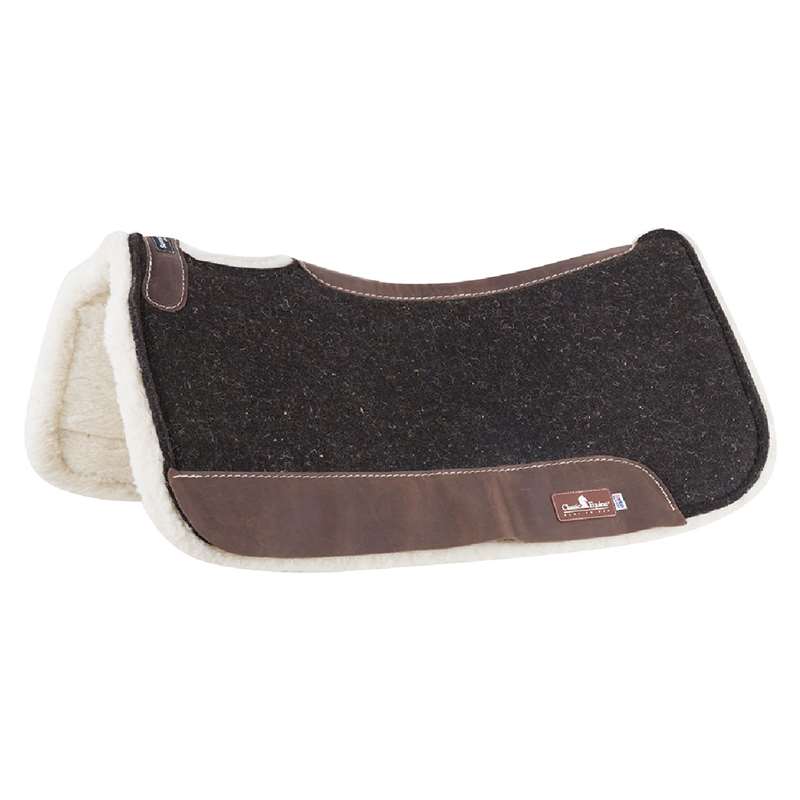 Classic Equine Sensorflex Felt Top Saddle Pad, 1-inch Thick; 30"x30" or 31"x32"