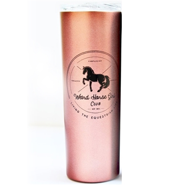 Weird Horse Girl Club Travel Tumbler from Spiced Equestrian