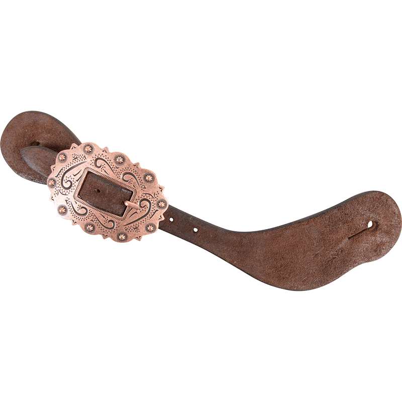 Martin Saddlery Cowboy Spurstraps with Copper Buckle