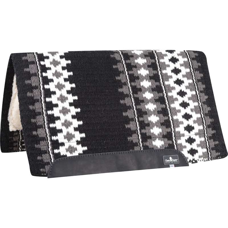 Multiple Color Options: Oversize Classic Equine Treeless Sport Western Saddle Pad 1/2", 34"x38"