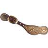 Martin Saddlery Alpine Spurstraps with Gold Paint Wash