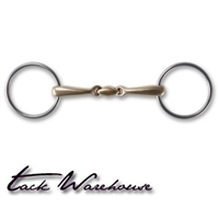 STUBBEN LOOSE RING SNAFFLE BIT SWEET WITH  COPPER MOUTH