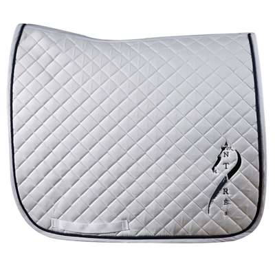 White Dressage Saddle Pad