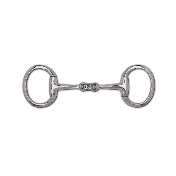 16mm Stainless Steel French Link Snaffle Eggbutt - 3 1/2" Rings, 	 Size: 4 3/4'', 5 1/2", 5"
