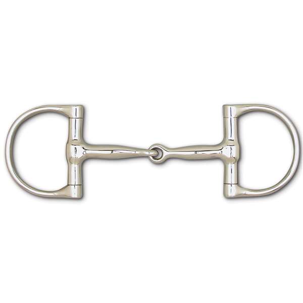 Pony Stainless Steel Snaffle Dee - 3" Rings, Size: 4 1/2''