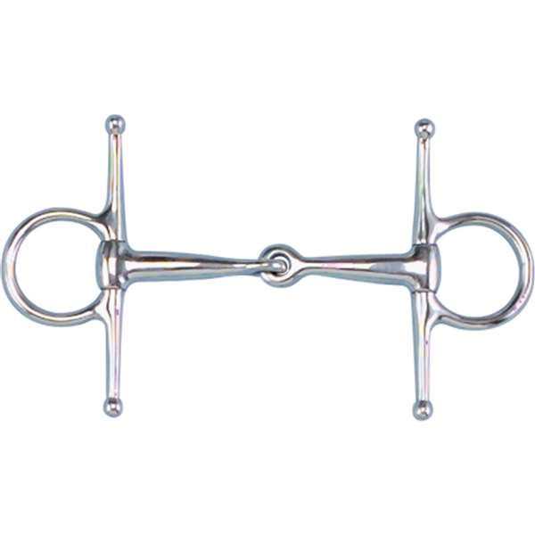 Pony Stainless Steel Snaffle Full Cheek - 4 3/4" Cheek, Size: 4 1/2'', 4''