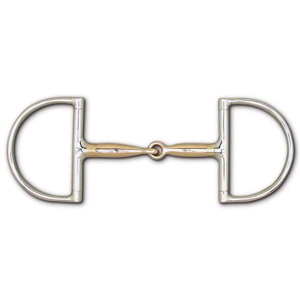 Cyprium Snaffle Hunt Dee - 3 3/4" Rings, Size: 5"