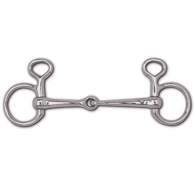 14mm Snaffle Baucher - 2" Rings, Size: 5 1/2", 5 1/4", 5"